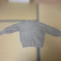 earth music&ecology グレー長袖セーター