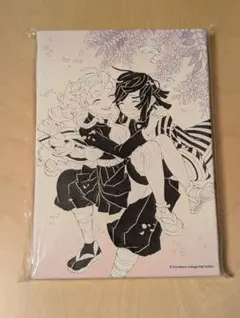 鬼滅の刃 伊黒小芭内 甘露寺蜜璃 原画展 アートボード 鬼滅の刃原画展 デザインアートボード 甘露寺蜜璃・伊黒小芭内