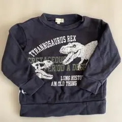 Hush Hush 恐竜プリント 長袖カットソー 100