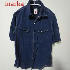 marka デニムシャツ 半袖 ウエスタン　半袖シャツのサムネイル