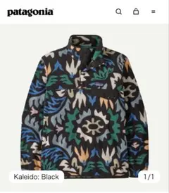 patagonia パタゴニア シンチラスナップT kaleido カレイド M