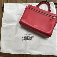 KATE SPADE SATURDAY レッドハンドバッグ