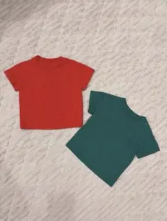 【GU】キッズ 半袖Tシャツ 2枚セットのサムネイル