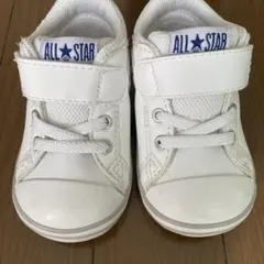 コンバース 13㌢ MINI ALL STAR N V-1 ホワイト/グレー