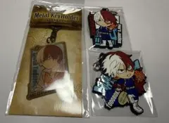 僕のヒーローアカデミア　轟焦凍　メタルキーホルダー　ラバーストラップ　セット