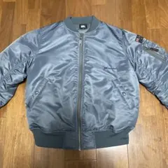 お値下げしました！canterbury グレー MA-1ジャケット M