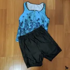 ♡東レ花柄スイミングウェアサイズ13L (上下セット)