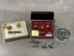 【まとめ売り】カフスボタン ネクタイピン 天然石