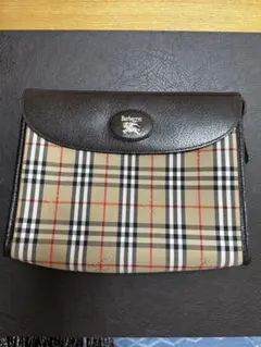 【美品】Burberrys バーバリー クラッチバッグ ノバチェック ホースのサムネイル