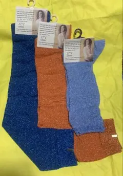 含亮片襪子三件組