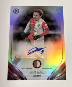鹿島アントラーズ 上田綺世 直筆サインカード フェイエノールト auto