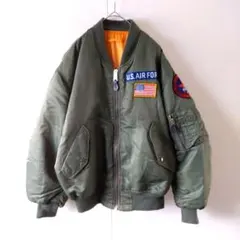 ヴィンテージ 絶版モデル ファントム MA-1 フライトジャケット L カーキ
