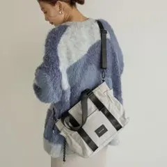 値下げ！新品　ベイフロー　KATFLOW グレー トートバッグ 中型