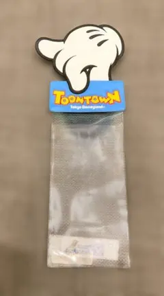 ディズニー トゥーンタウン チケットケース クリップ付き透明ホルダー