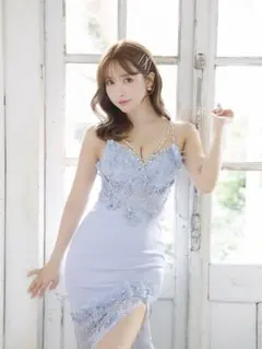 IRMA/イルマ マーメイド/ ビジュー/ 立体フラワー/ キャミソール/ドレス