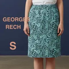 美品　GEORGES RECH タイトスカート ペイズリー柄 Sサイズのサムネイル