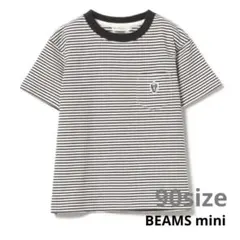 Bear ワッペン Tシャツ ボーダー 夏 ビームスミニ 半袖のサムネイル