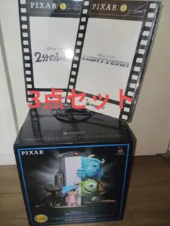 3点 PIXAR モンスターズ・インク フィギュア Happyくじ ラストワン