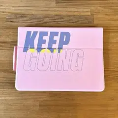 KEEP GOING ピンク タブレットケース