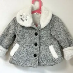 SIMPLEFREE シンプルフリー　アウター　ボアコート　猫　80cm