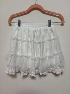 MAJESTIC LEGON レースフリルミニスカート