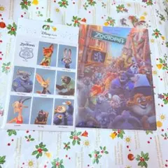 ズートピア　下敷き&シール　まとめ売り　ディズニーストア