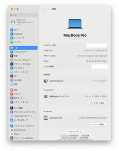 MacBook Pro 15inch 2018 (A1990 Core i9)のサムネイル