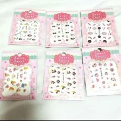 ディズニープリンセス　ネイルシール　6枚　まとめ売り