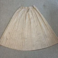 フェイクスエードプリーツスカート