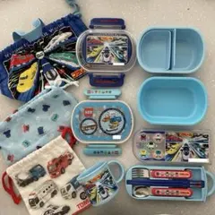 お弁当箱　お箸セット　コップセット　お弁当袋　トミカ　プラレール　幼稚園　セットのサムネイル