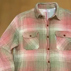 ハリラン H.R. MARKET オンブレチェック ダブルガーゼシャツ