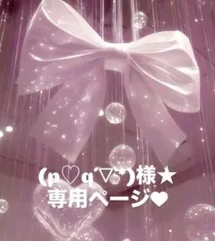(p♡q´▽`*)様★専用ページ♥