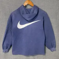 90s 00s 白タグ NIKE ビッグスウッシュ フルジップ パーカー ナイキ