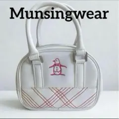 美品Munsingwearマンシングウェア カートバック ゴルフ スポーツ 白のサムネイル