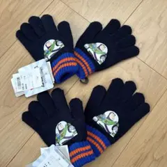 新品　男の子　トイストーリー　バズ　ネイビー　手袋　可愛い　オシャレ　春　防寒のサムネイル