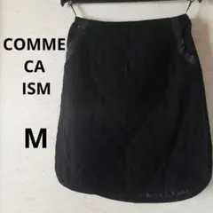 ☆匿名配送☆　COMME CA ISM　膝丈スカート　黒　Mサイズ
