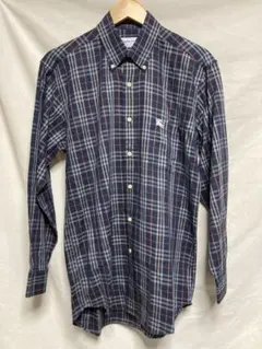 80s ビンテージ デッドストック級 Burberrys チェック 半袖シャツ 