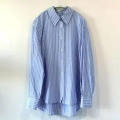 ZARA バックリボンストライプオーバーサイズシャツ 春夏 長袖