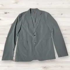 美品 PRADA プラダ テーラードジャケット ナイロン グリーン UGF942