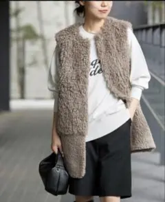 JOURNAL STANDARD relume ミックスボアフェイクファーベスト