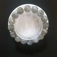 天然石 ラブラドライト ビーズブレスレット 12ミリ 大玉 大特価