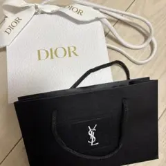 ハイブランド　ディオール　イブサンローラン　ショッパー　袋　サンローラン　紙袋