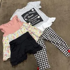 キッズ服 Tシャツとパンツセット　110cm