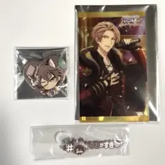 アイナナ 御堂虎於 めじるしアクセサリー ナンジャ 缶バッジ クリアカード