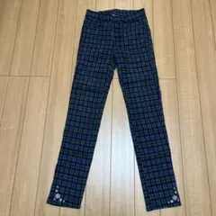 アクシーズファム　axes femme レギンス　パンツ　グリーンチェック柄のサムネイル