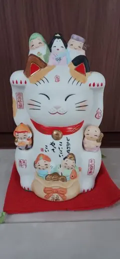 招き猫 置物 縁起物 大開運 招福 薬師堂 招き猫 置物 縁起物 大開運 招福 薬師堂 - メルカリ