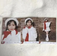 尾木波菜　はんぶこクリスマス　コンプ ノイミー 尾木波菜 はんぶんこクリスマス 生写真 コンプ - メルカリ