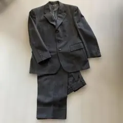 ダークグレー ヘリンボーン　ビジネススーツ