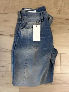 ZARA バレルフィットツイストシームデニムパンツ 38サイズ　完売品のサムネイル