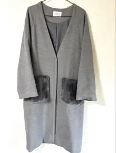 ローリーズファーム　ポケットファー　コート